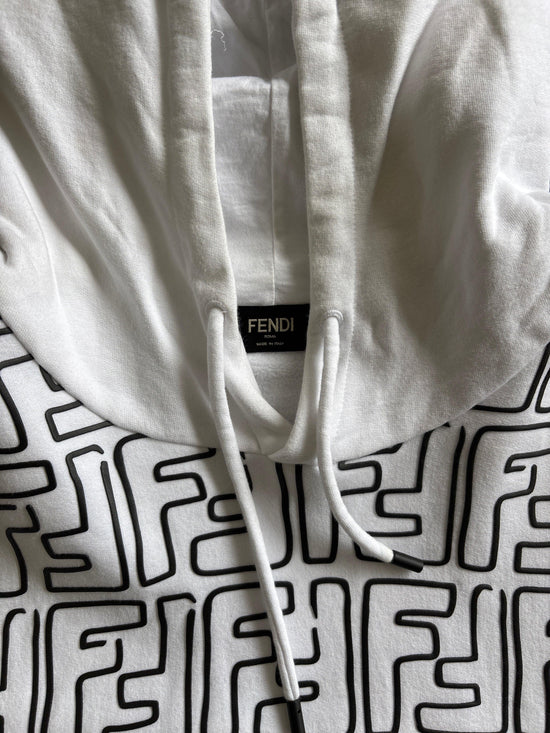 Fendi x Josha Vides F Monogram hoodie- Size M(W)