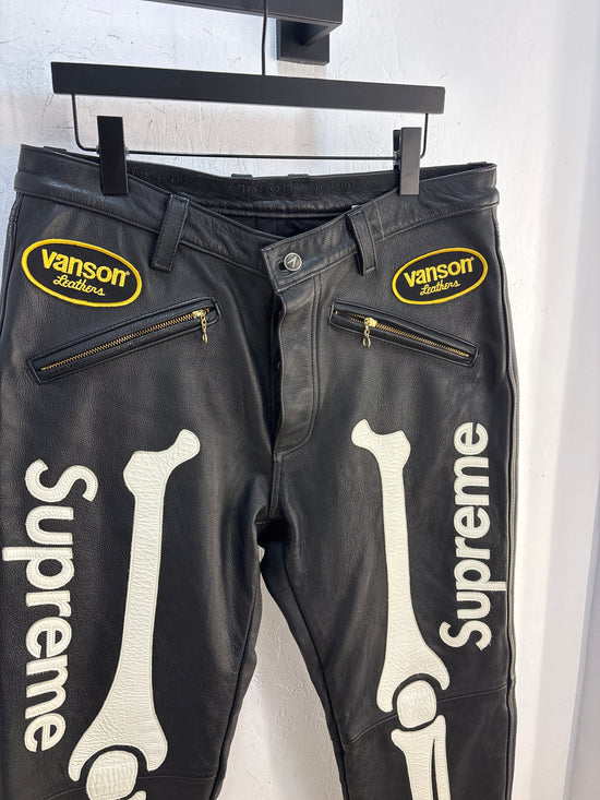 Supreme/Vanson Leather Pants - Size 36