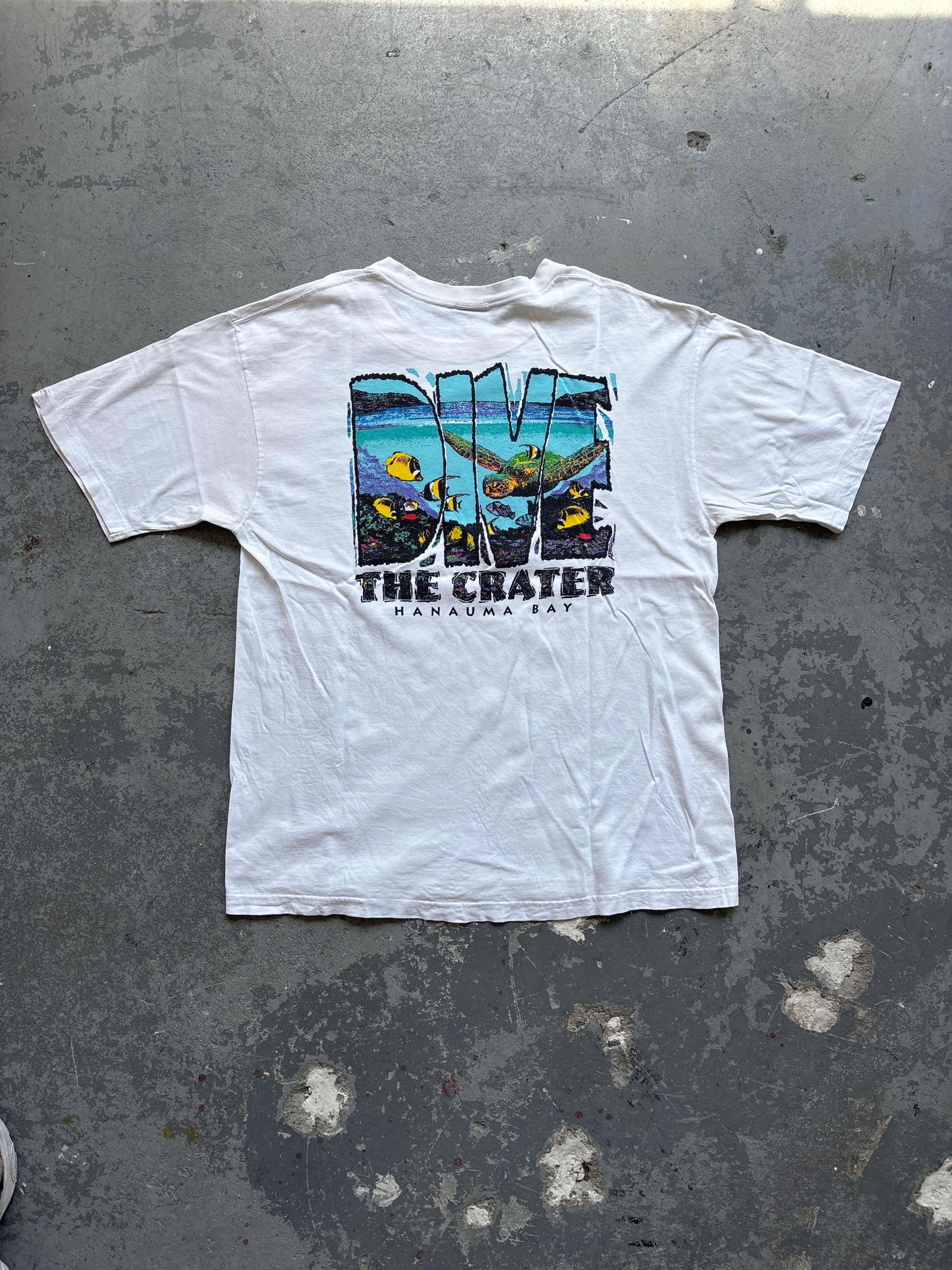 90' Dive the Crater tee - Sz L