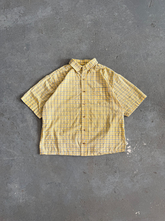 90' Truly Checkered crop Shirt - Sz M