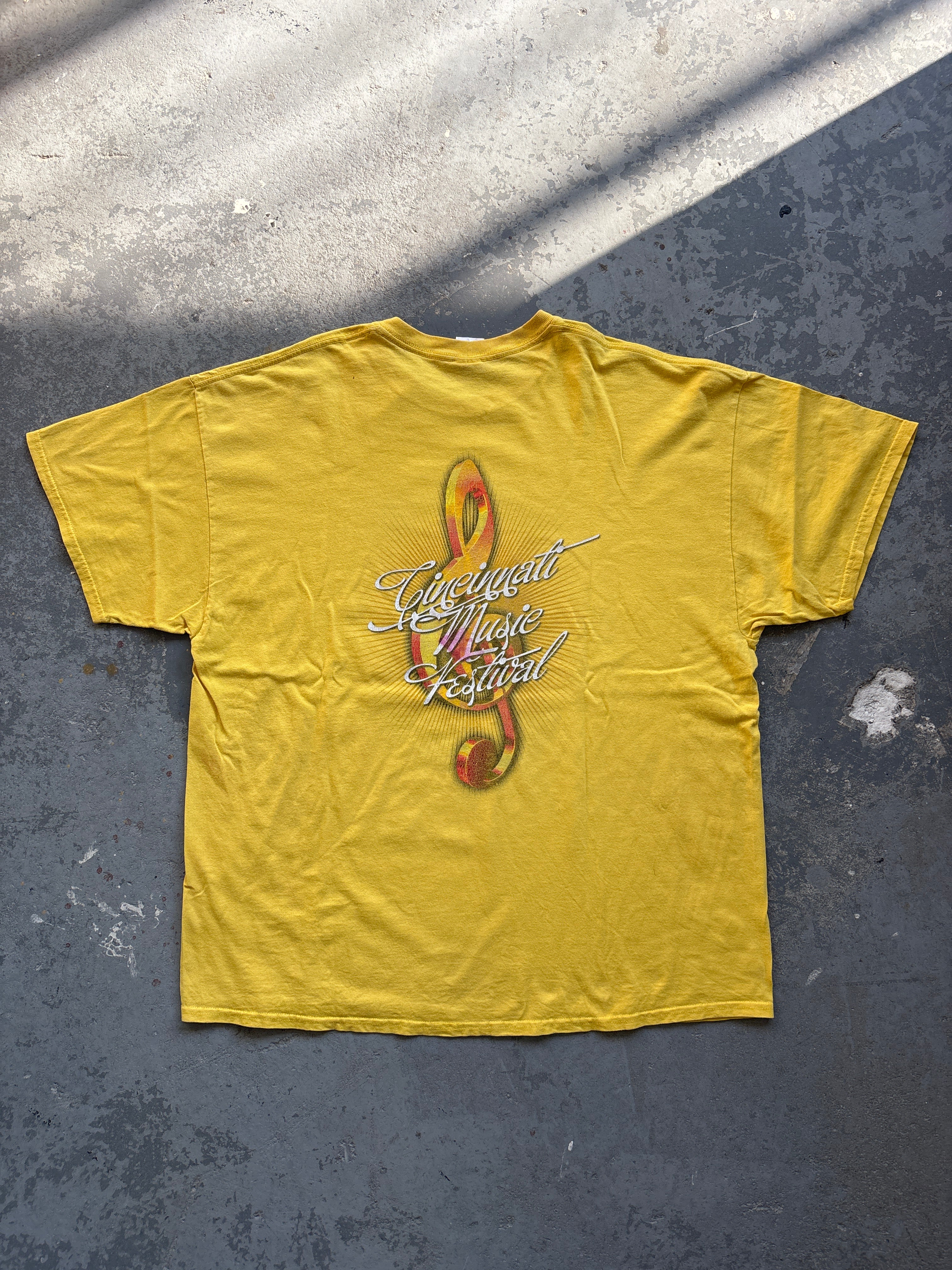 Cincinnati Music Macy's Music yellow tee - Sz 2XL