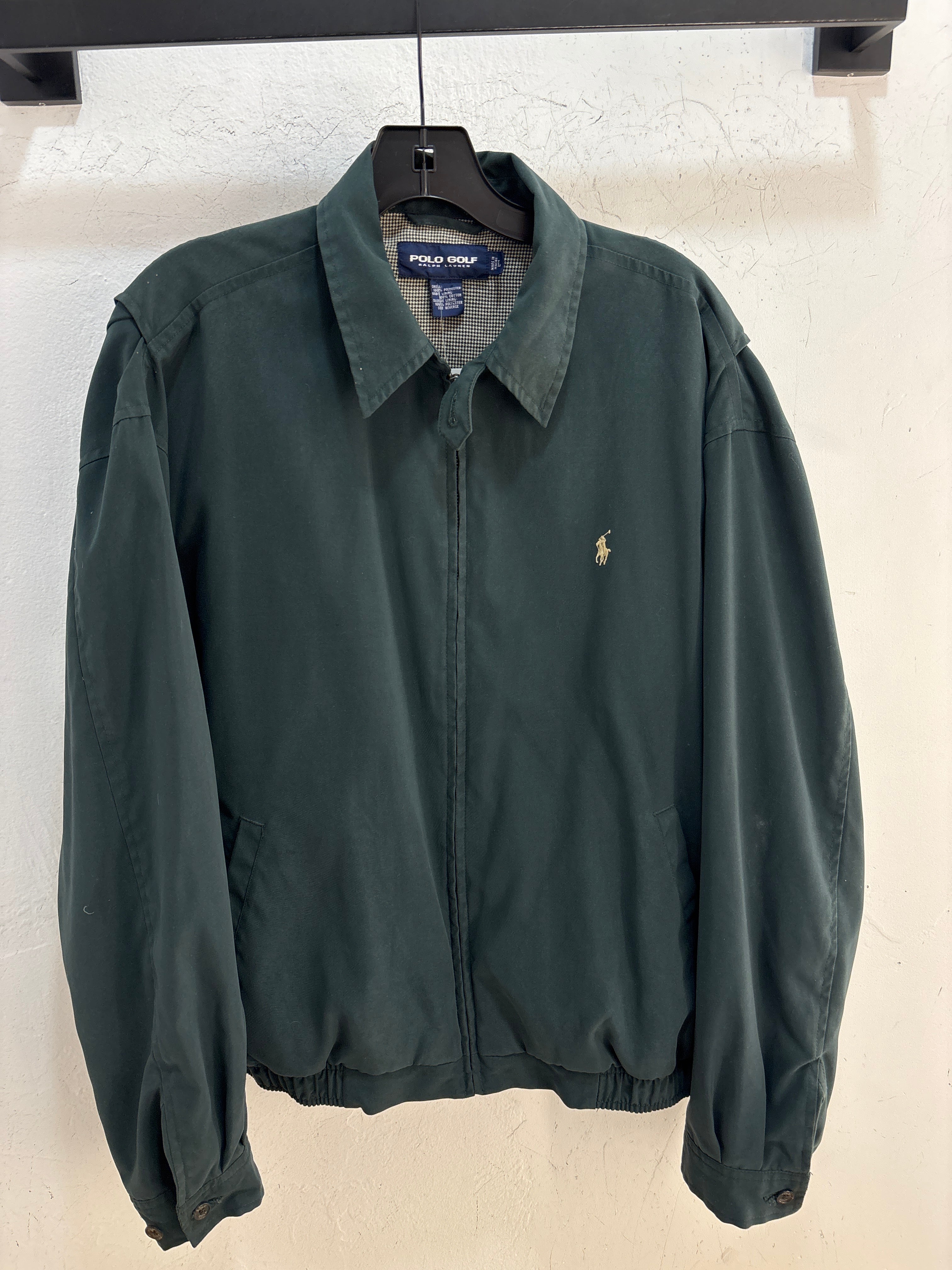 90s Polo Golf Green Harrington - Size L