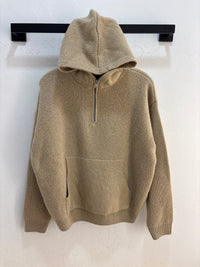 NEW Stussy Tan 1/4 Wool Zip -Size S