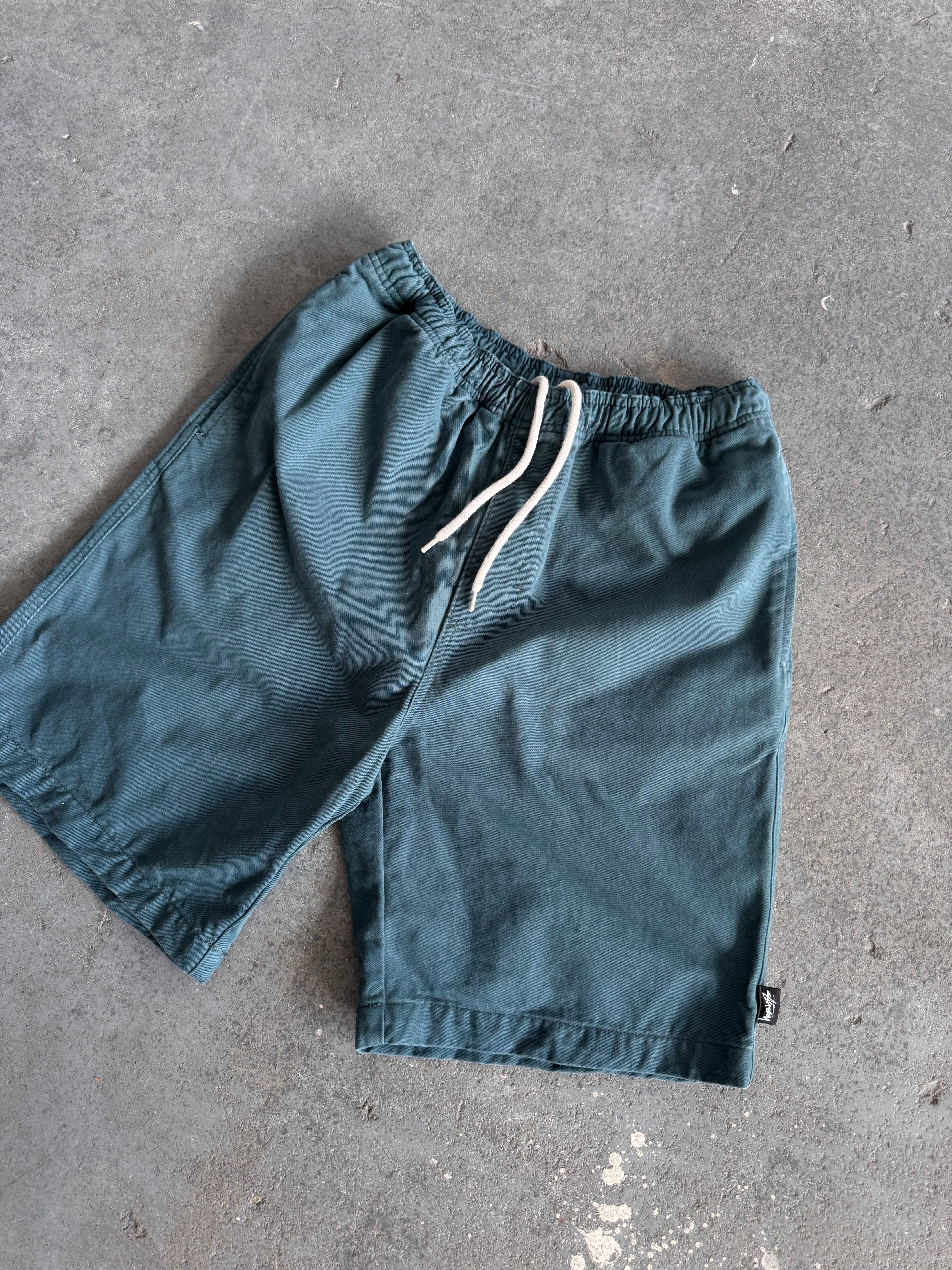 Stussy Basics Teal green short - Sz M
