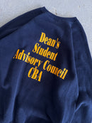 90' University of Akron Navy crewneck - Sz L