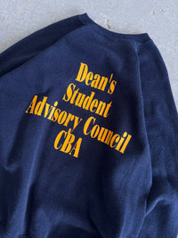 90' University of Akron Navy crewneck - Sz L