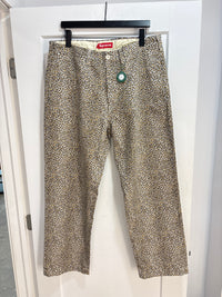 NeW Supreme Leopard Chino Pants - Size 34