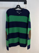 Polo RL Navy/Green Sweater - Size L