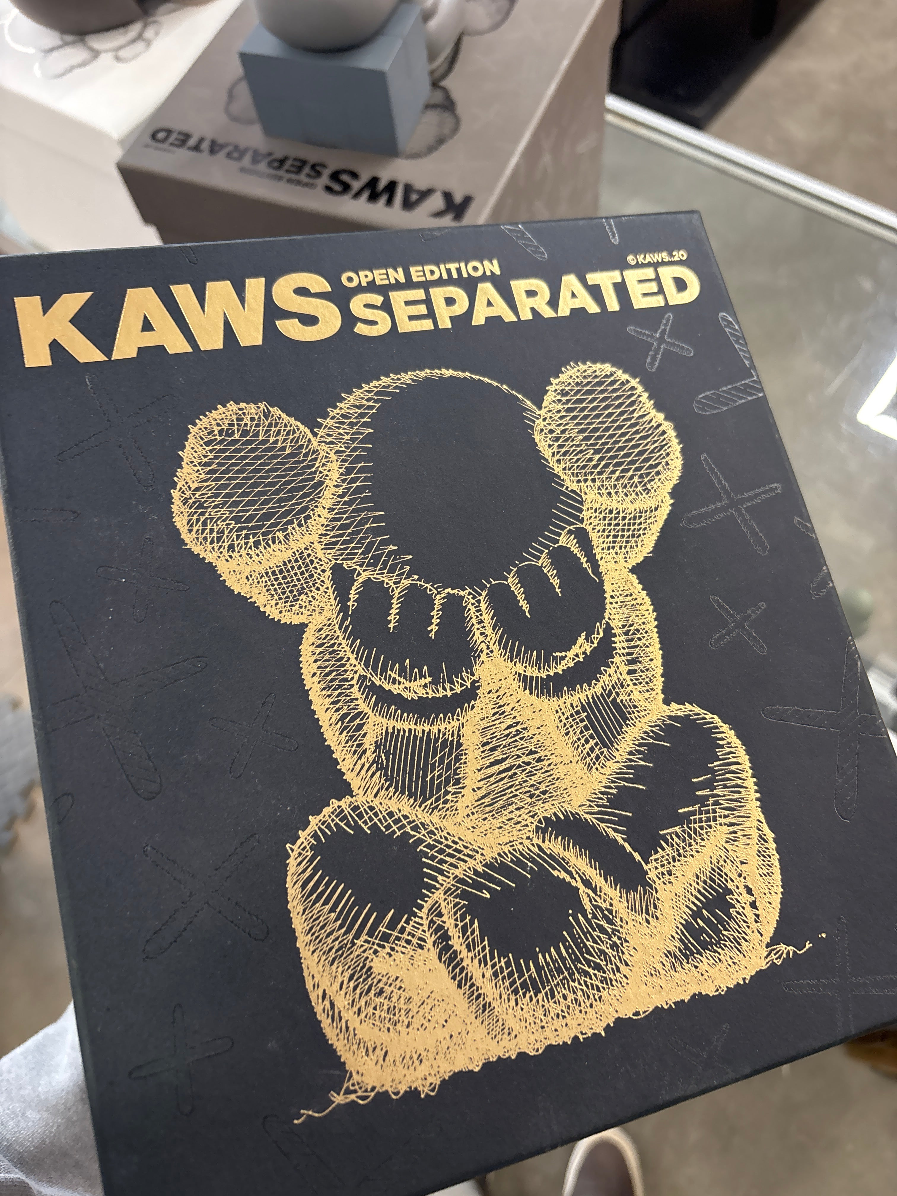 KAWS Seperated black