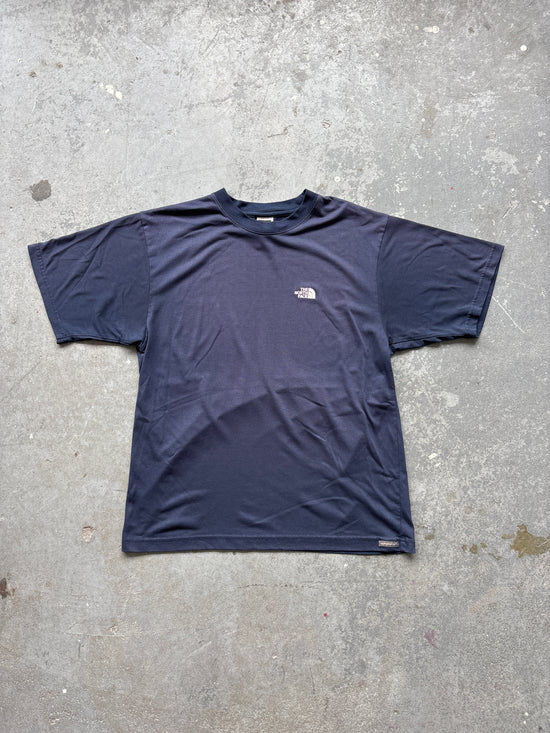 The North Face navy logo tee - Sz L