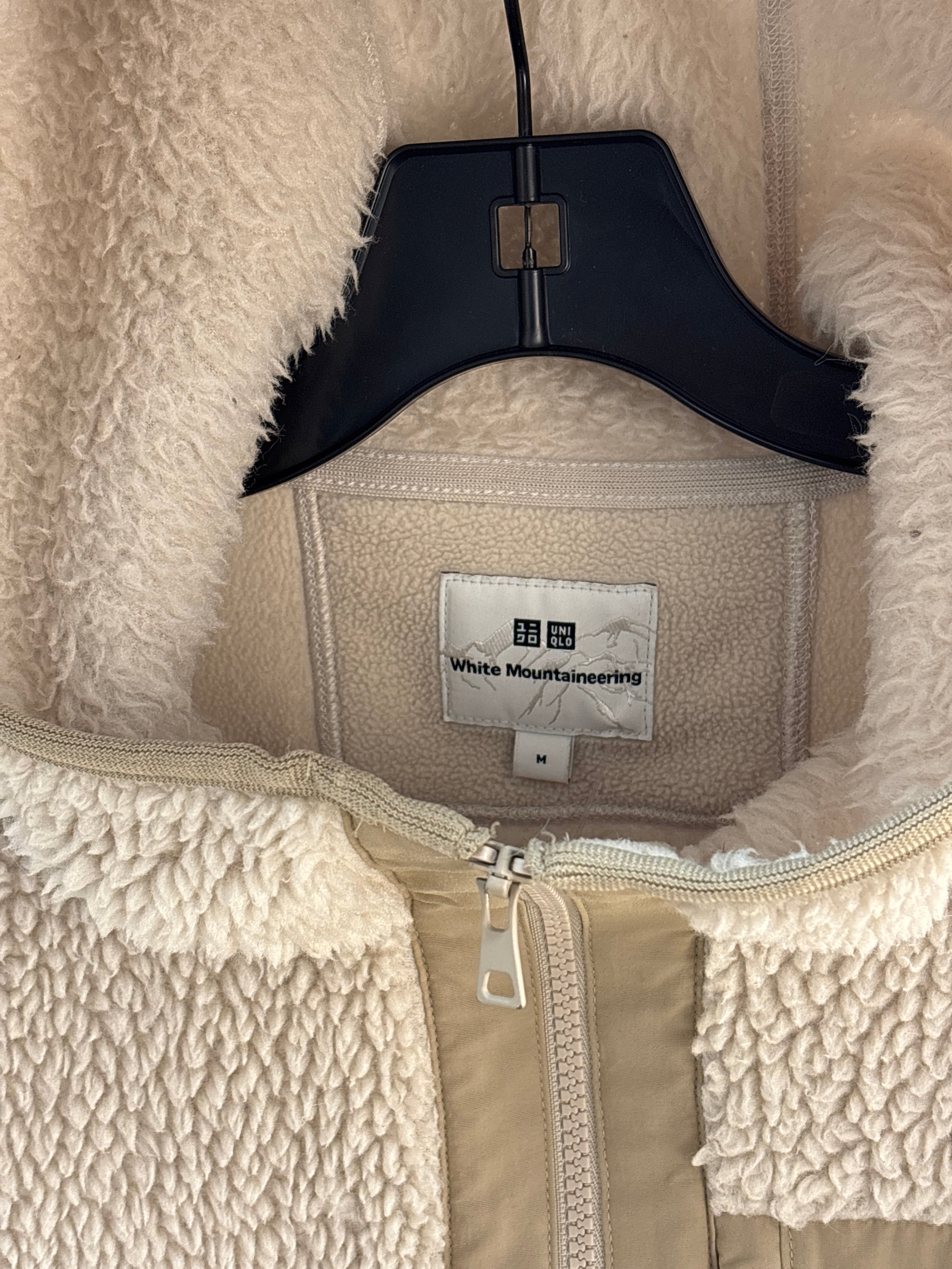 White Mountaineering x Uniqlo Fleece zipup - Size M