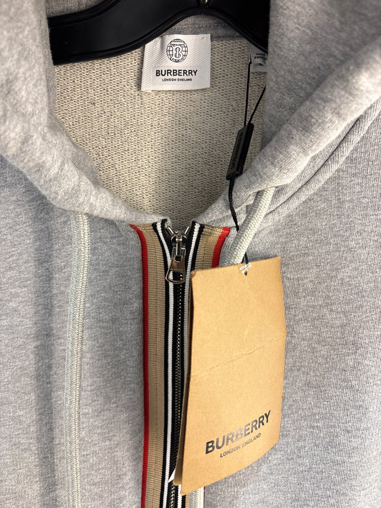 NEW Burberry Grey Zipup - Size M