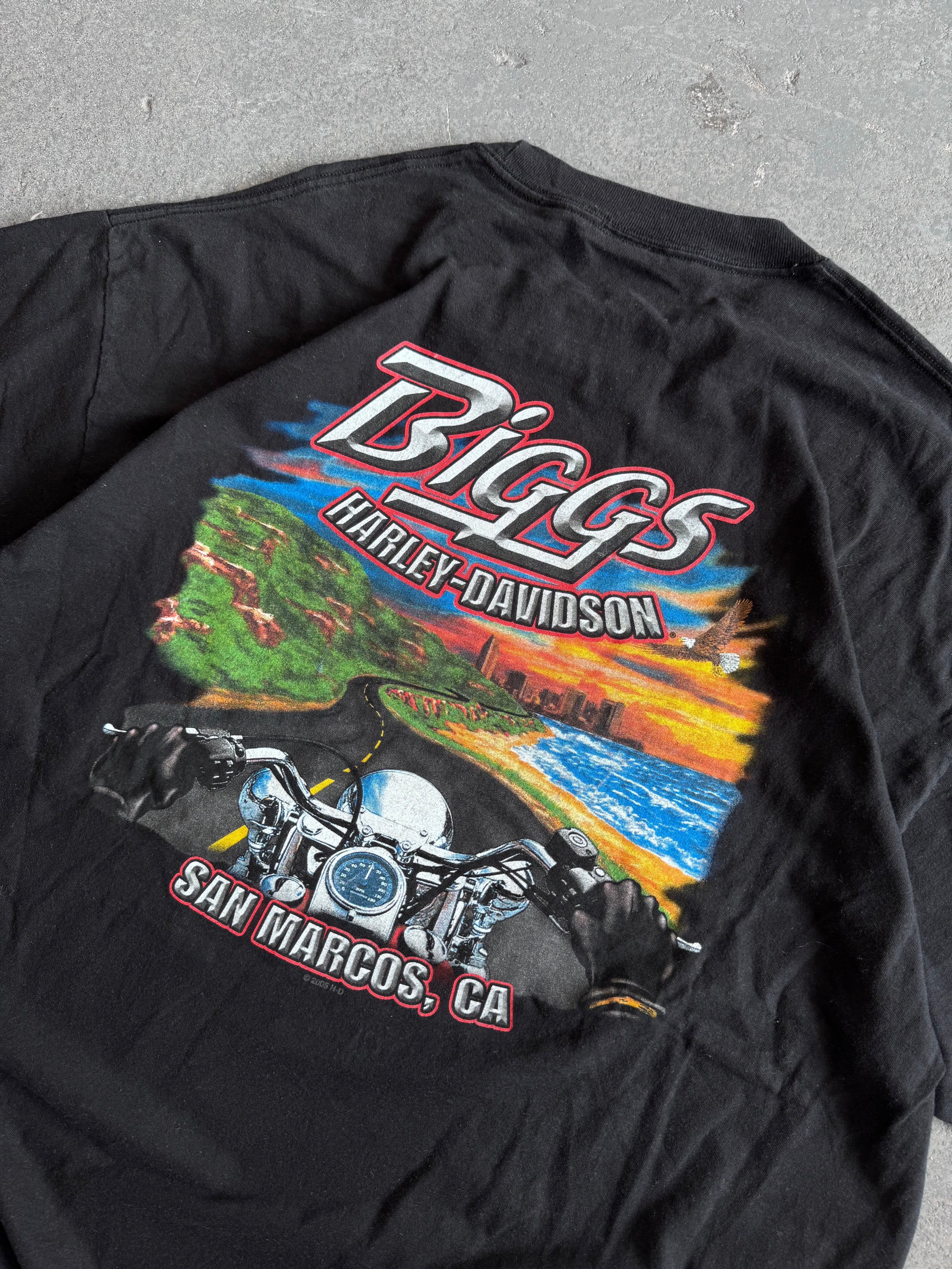 05' Harley-Davidson Biggs tee- Sz XL