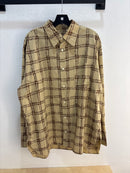 MARNI X Uniqlo Tan Plaid Button Up - Size L
