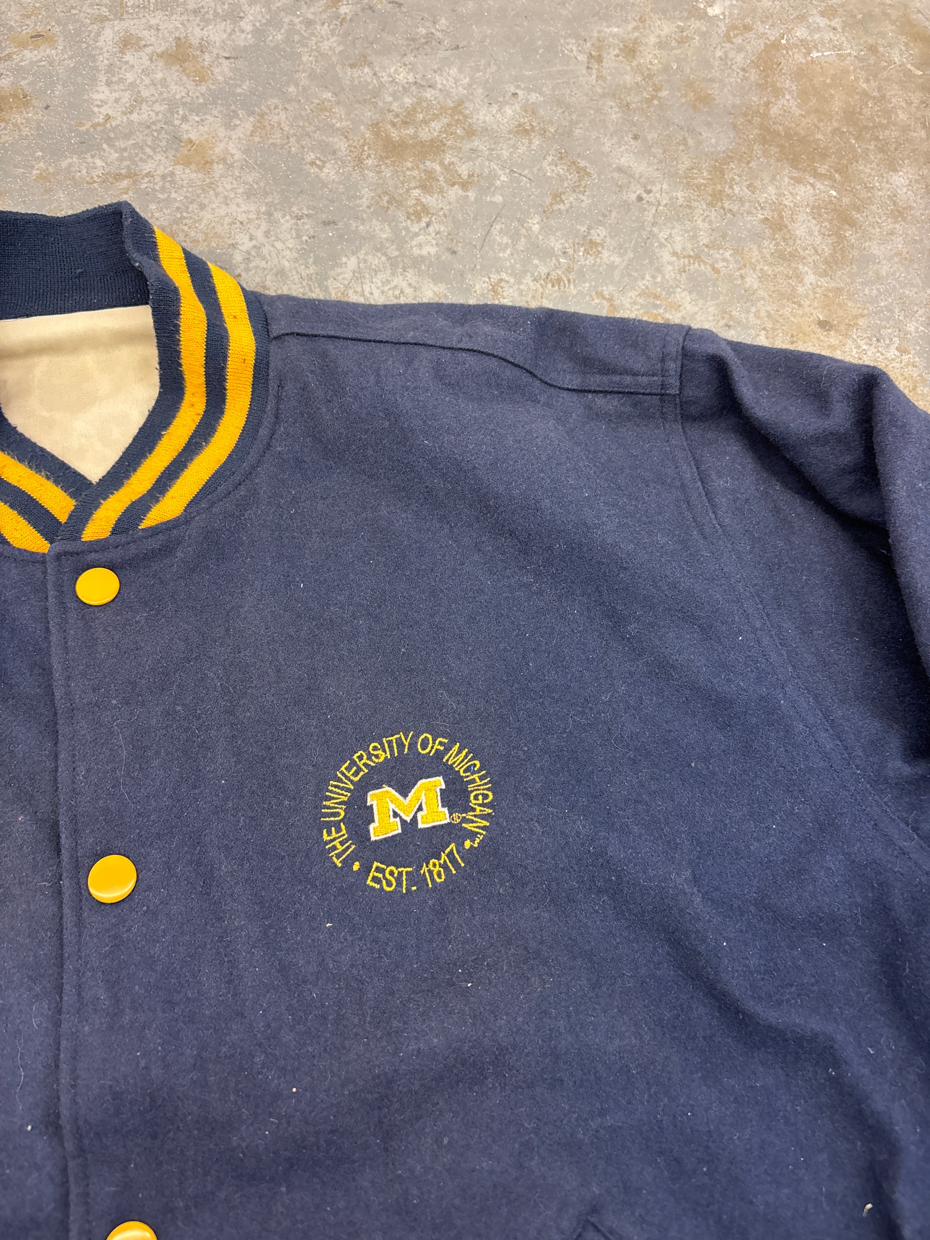 90’ Michigan University Varsity Jacket - Sz XL