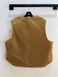 90’ Carhartt Buttet Sherpa Lined Worket vest - Size XL