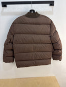 Doudoune marron années 80 - Taille L