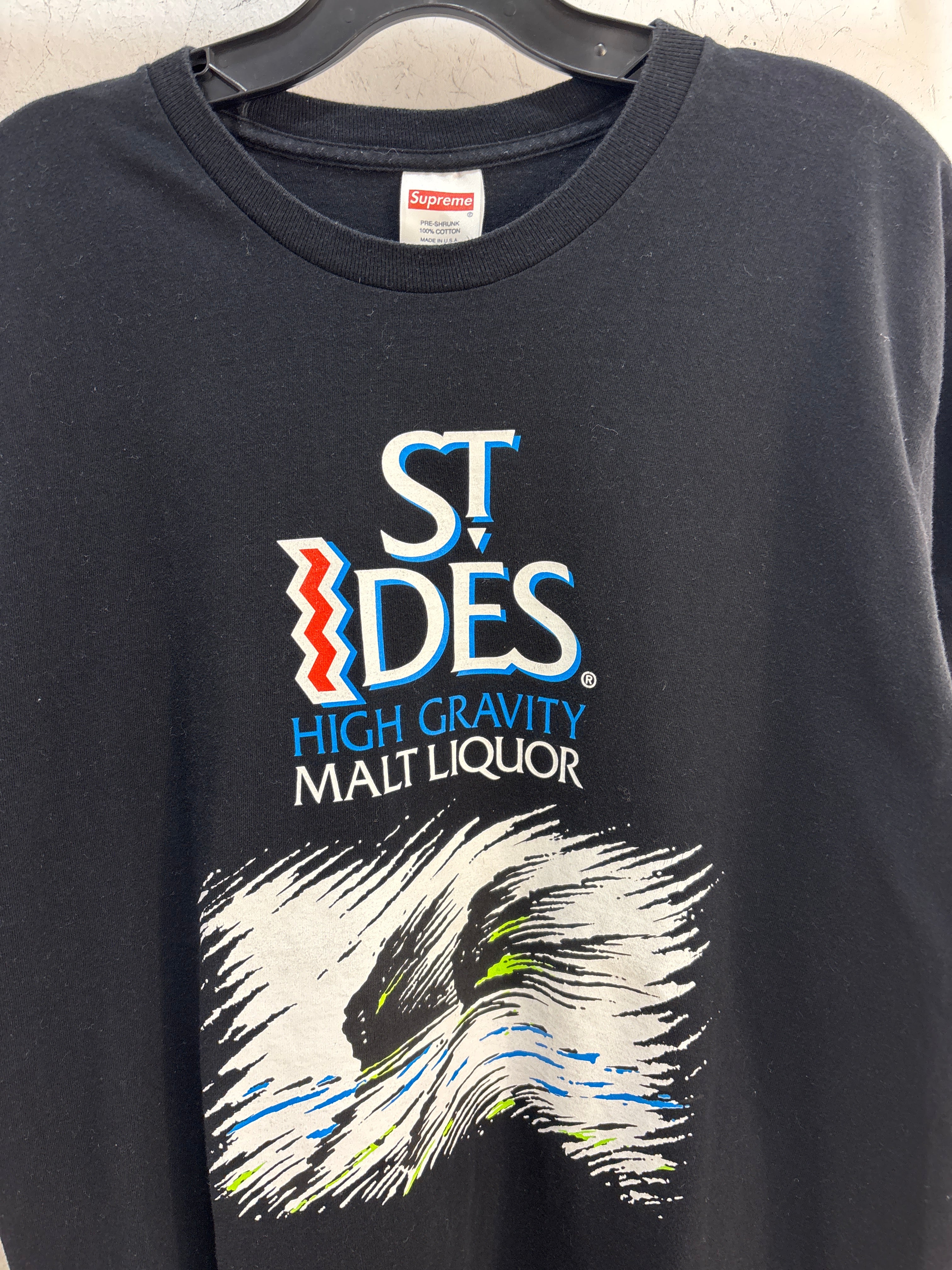 Supreme St ides Black Tshirt - Size L