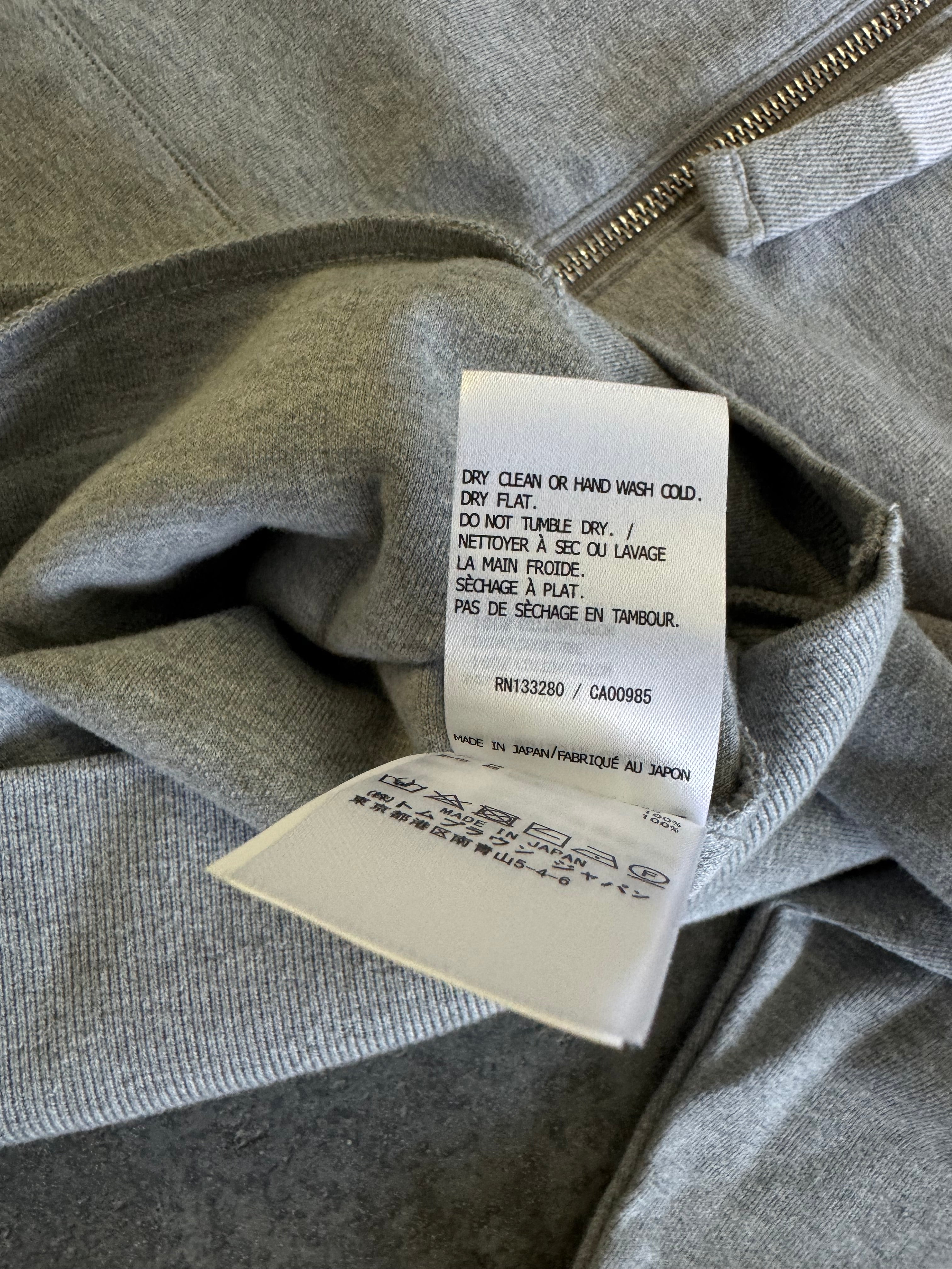 Thom Browne Grey zip-up - Sz L