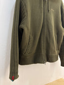Schott Green Heavy Zipup Hoodie - Size L