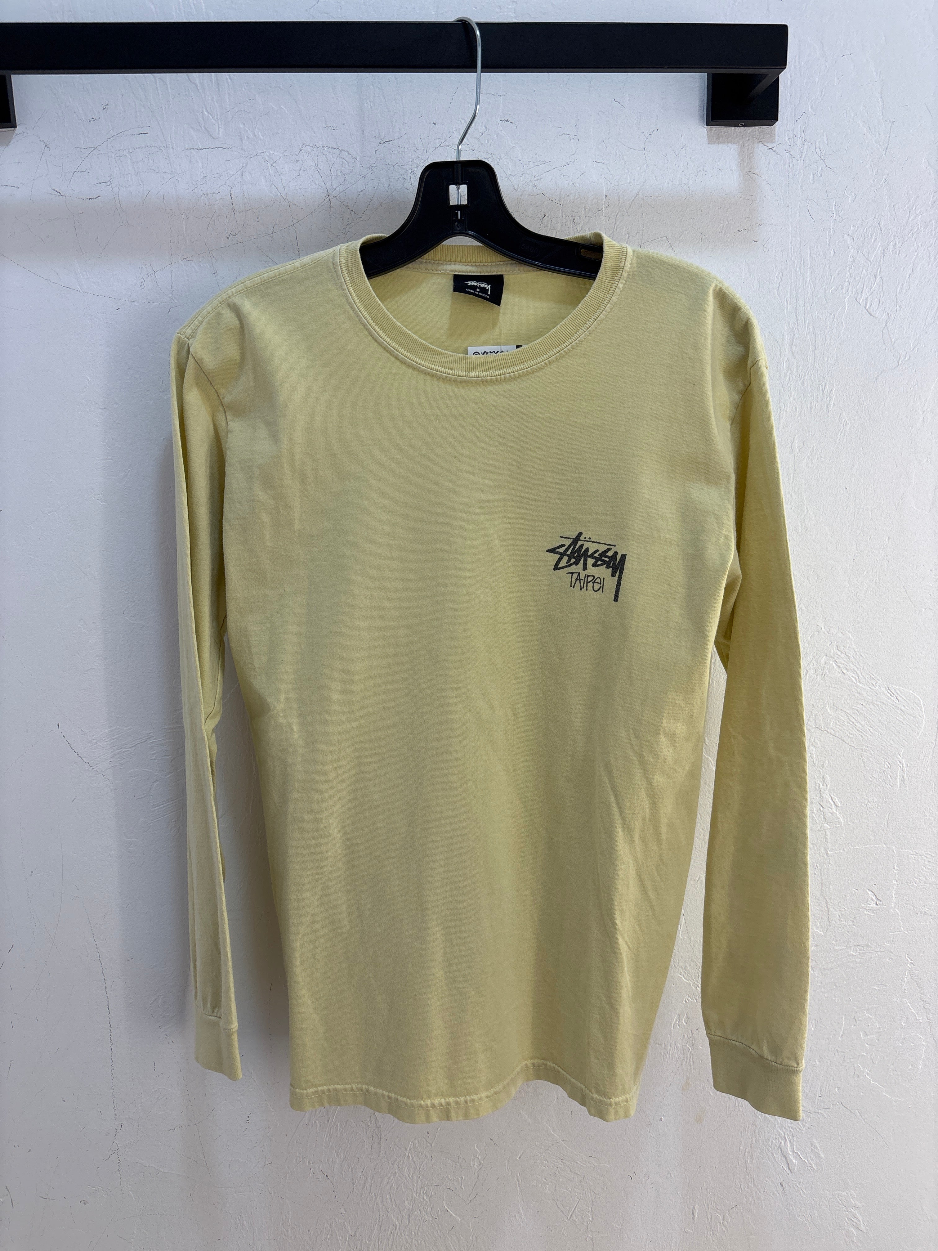 Stussy Taipei Yellow Longsleeve - Size S
