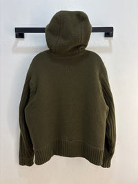 Schott Green Heavy Zipup Hoodie - Size L