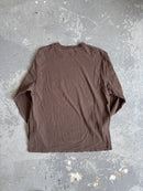 Carhartt Brown pocket logo  L/S - Sz L