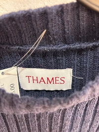 Thames navy knit Sweater