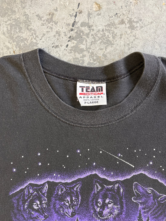90s Indians Wolf pack tee - Sz XL