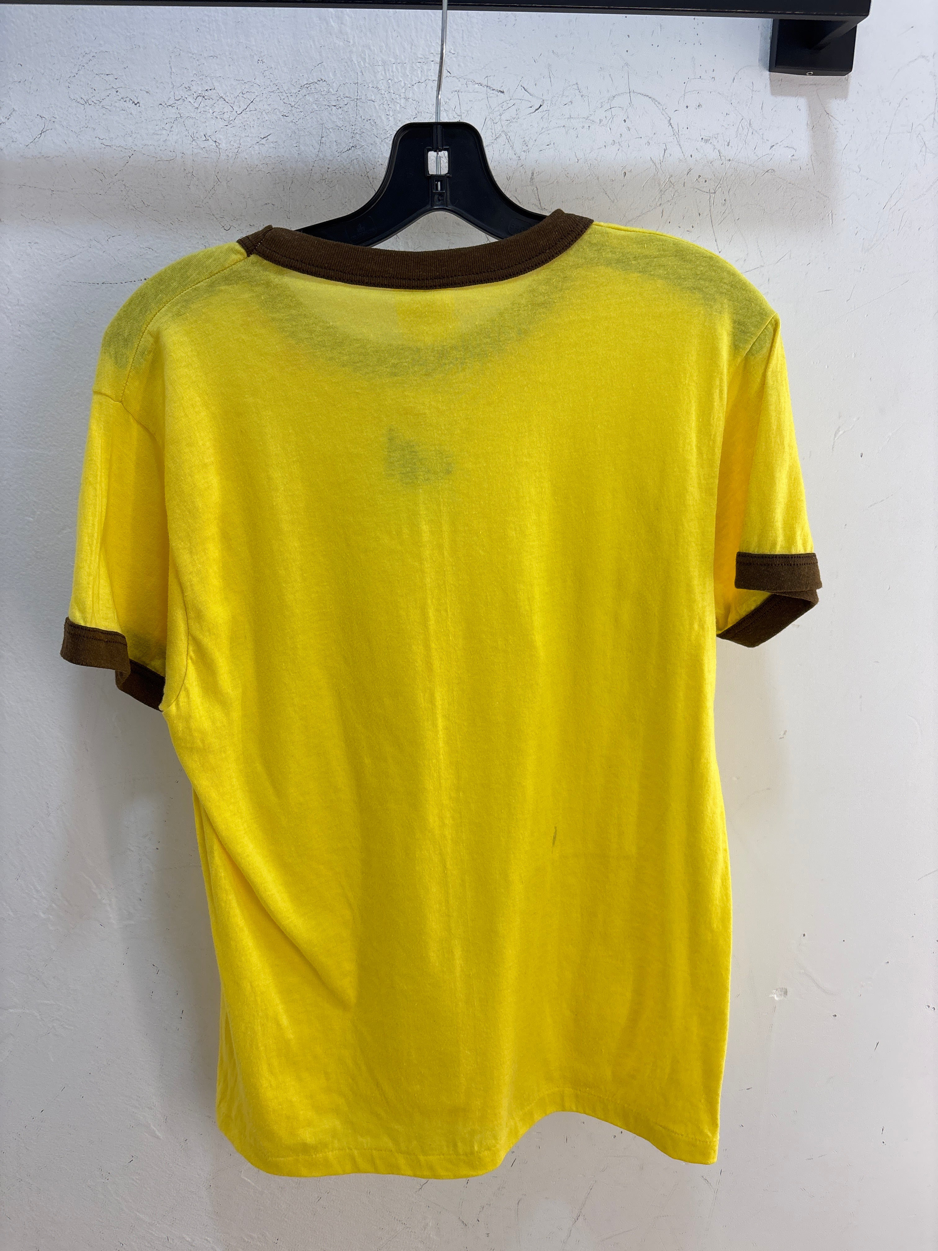 T-shirt à col rond du Canadian Polo Club des années 90, taille XL