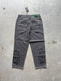 Dime MTL Flame puzzle Relaxed Denim - Sz M