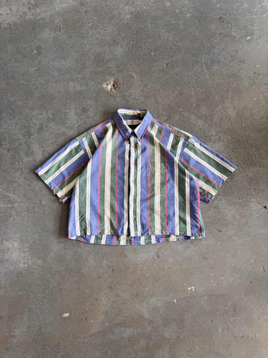 River Trade Cropped Shirt - Sz XL