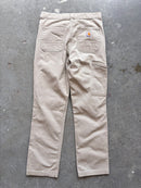 Carhartt Beige Carpenter - Sz 29x32