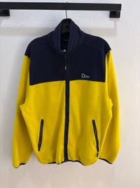 Polaire DIME jaune métallisé/marine - Taille L