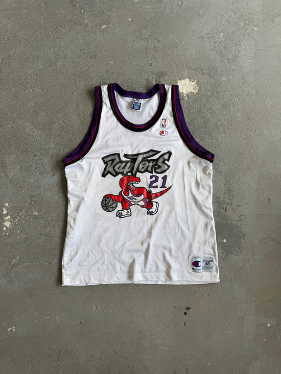 90' Champoin  Raptors Camby #21 Jersey - Sz 48(XL)