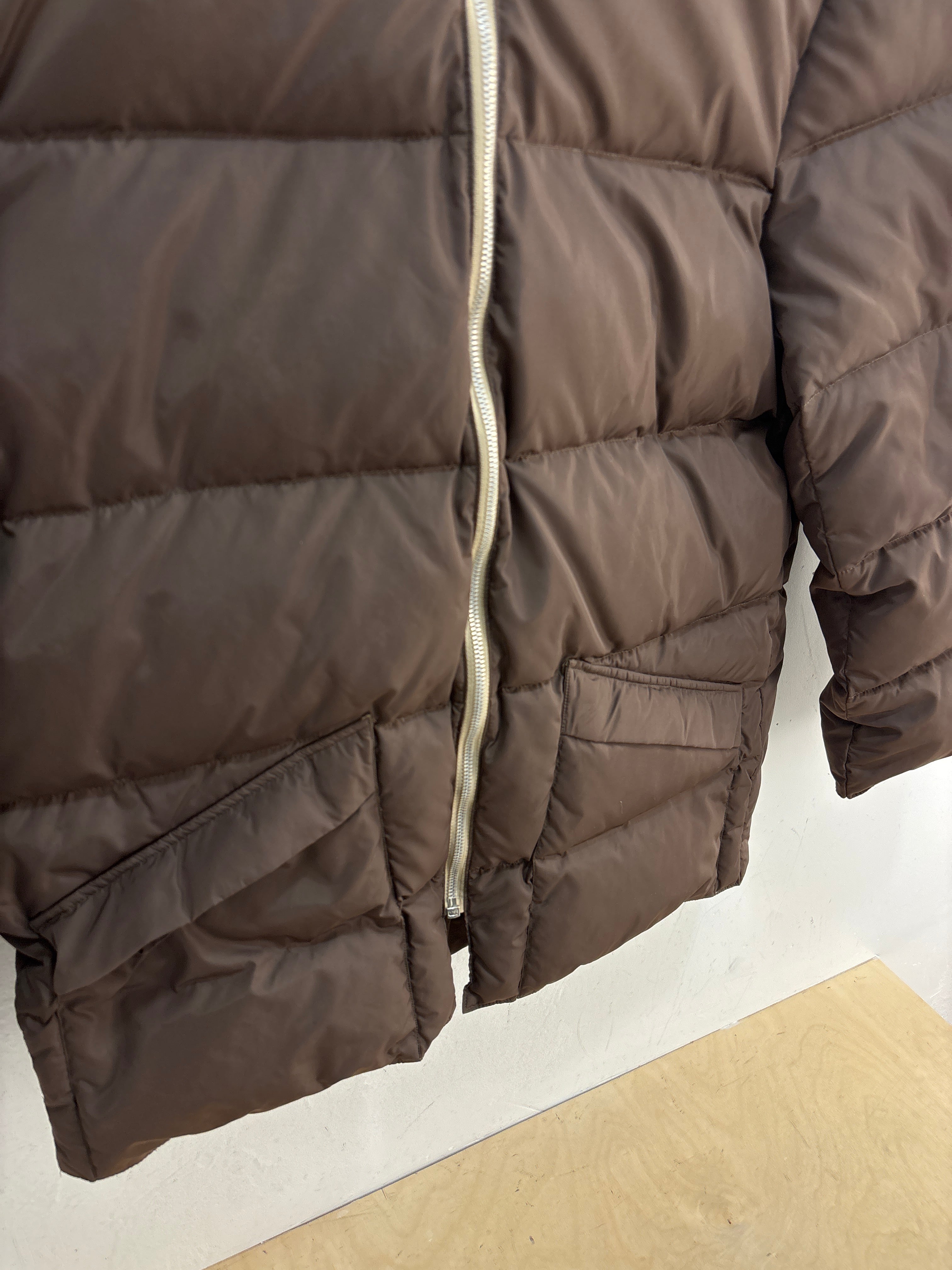 Doudoune marron années 80 - Taille L