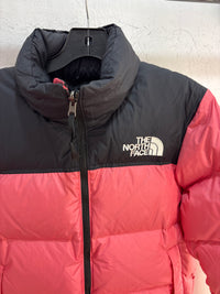 The North Face Nuptse Puffer Salmon/Black - Size Small