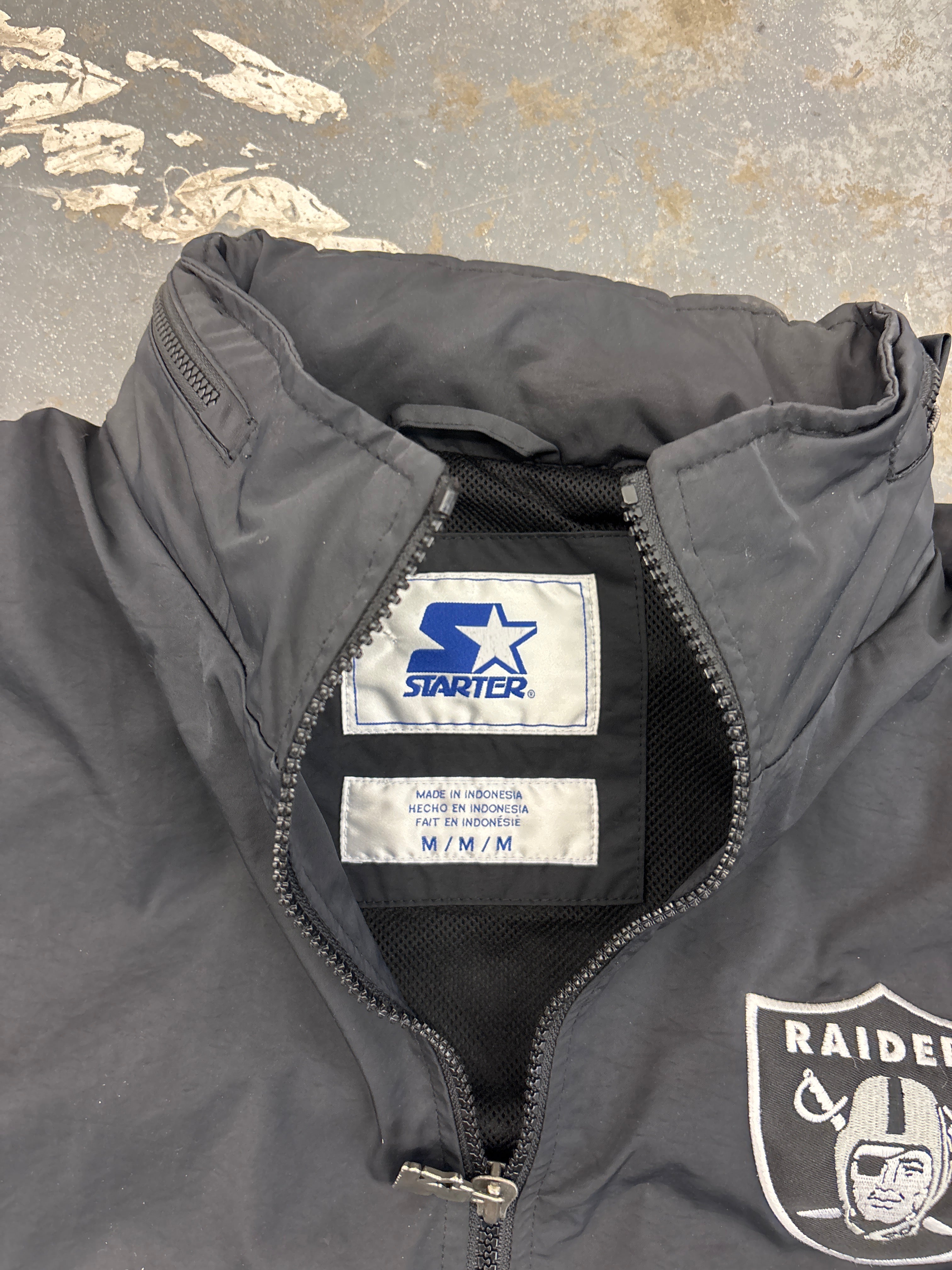 Y2K Raiders Starter Jacket - Sz M