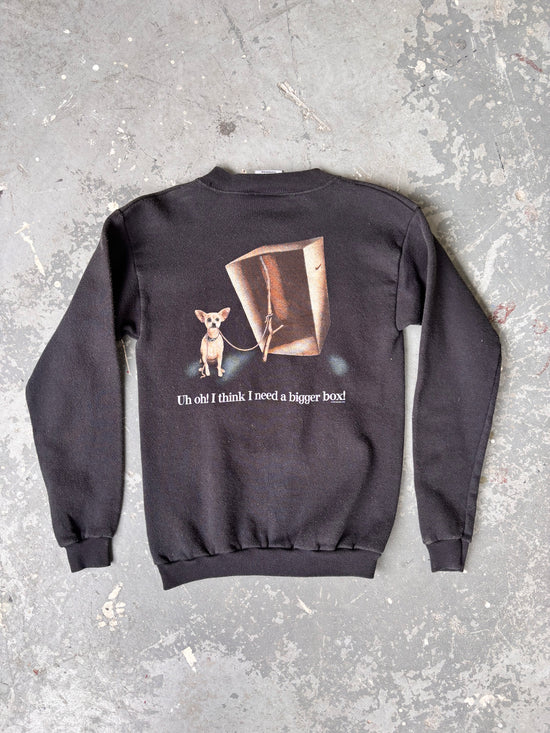 90s Here Lizard Dog Crewneck - Sz L(W)