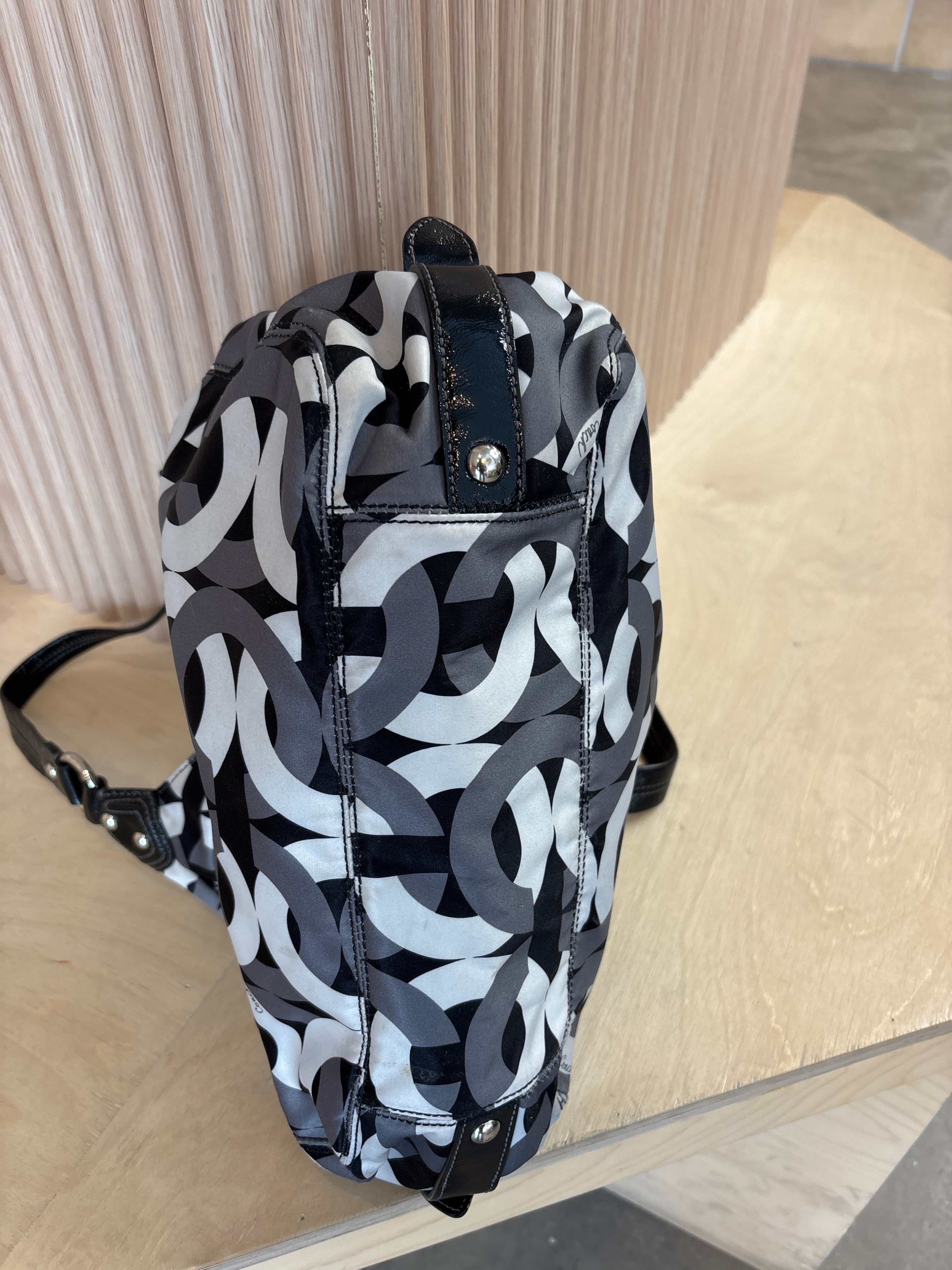Y2K Coach Black & white Bag