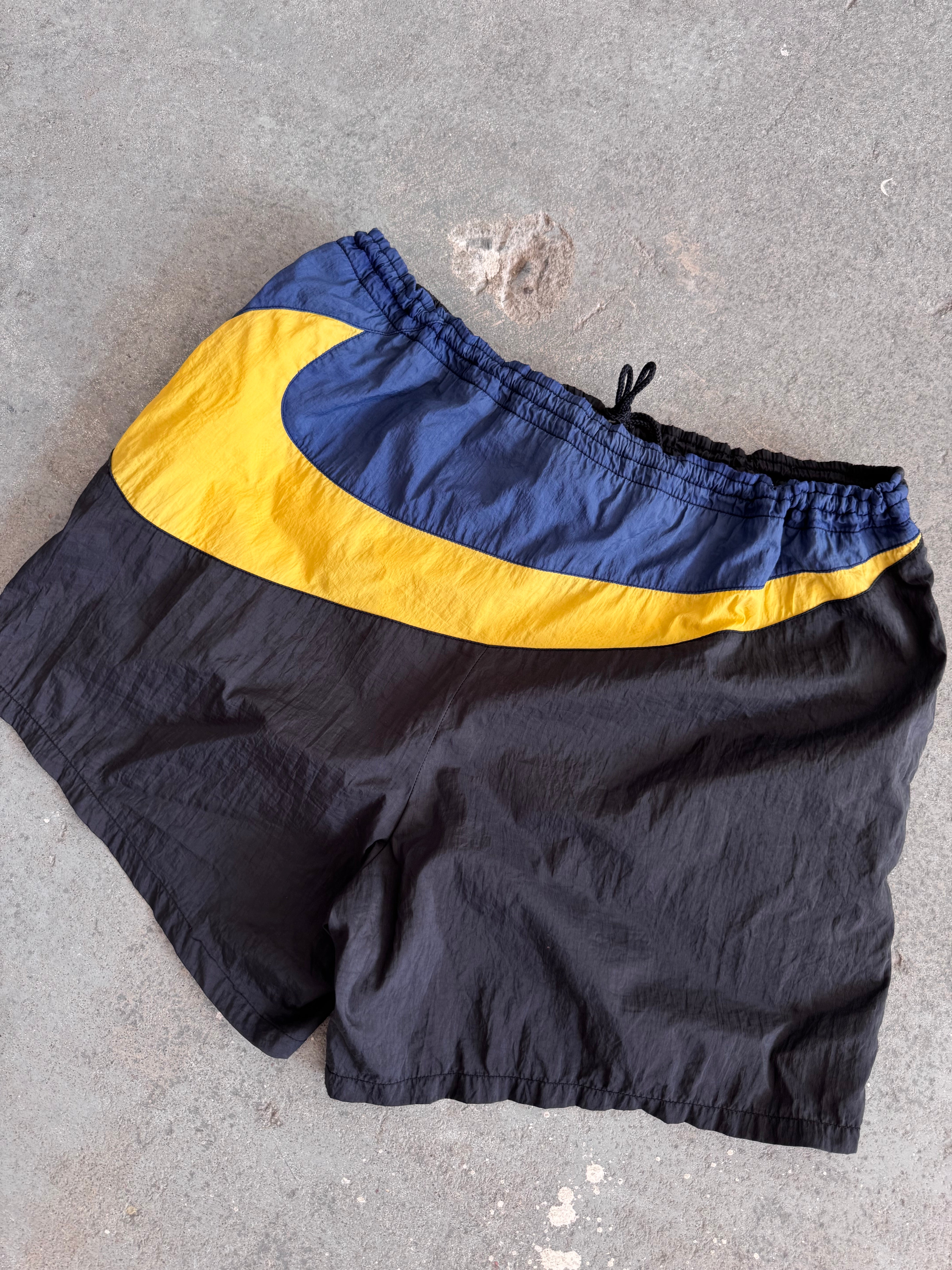 90' Nike Black/Yellow Trunk - Sz M