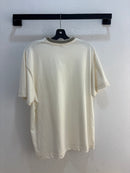 T-shirt Stussy crème à poche des années 90