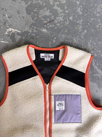 A.P.C./Braindead Sherpa Vest - Sz M