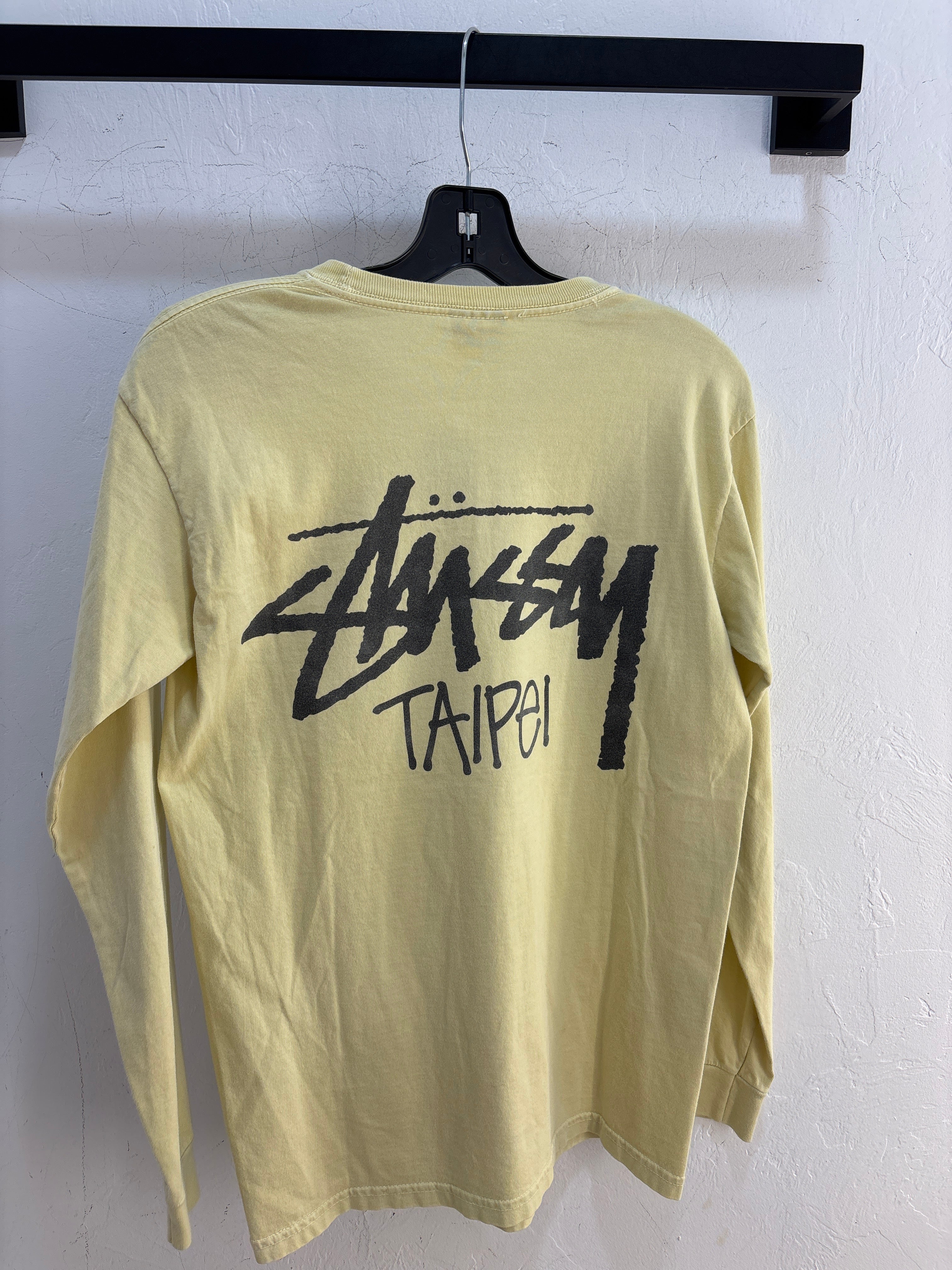 Stussy Taipei Yellow Longsleeve - Size S