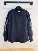 JJJJound Bohemian Navy Button Up - Size L