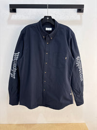 JJJJound Bohemian Navy Button Up - Size L