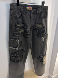 Supreme/Black Means Mended Jeans - 32