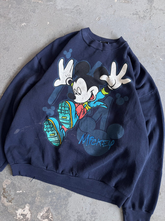 90' Mickey dancing crewneck - Sz M