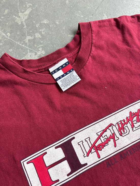 90s Tommy Hilfiger ''All American gear tee'' - Sz M