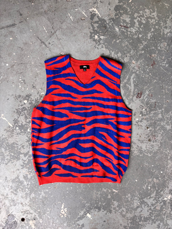 Stussy tiger Stripe Vest (Two size)